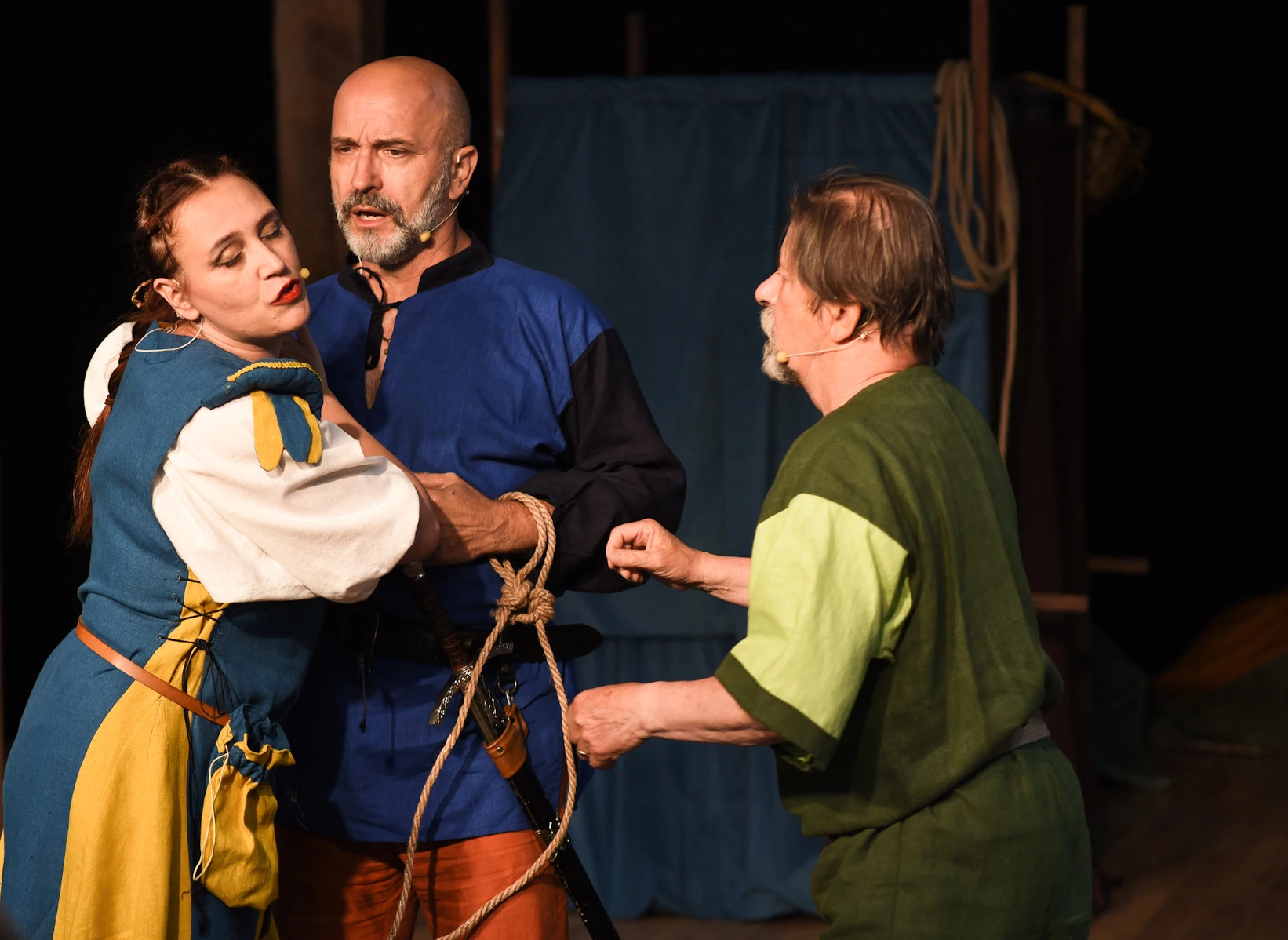 Straszny spektakl teatralny