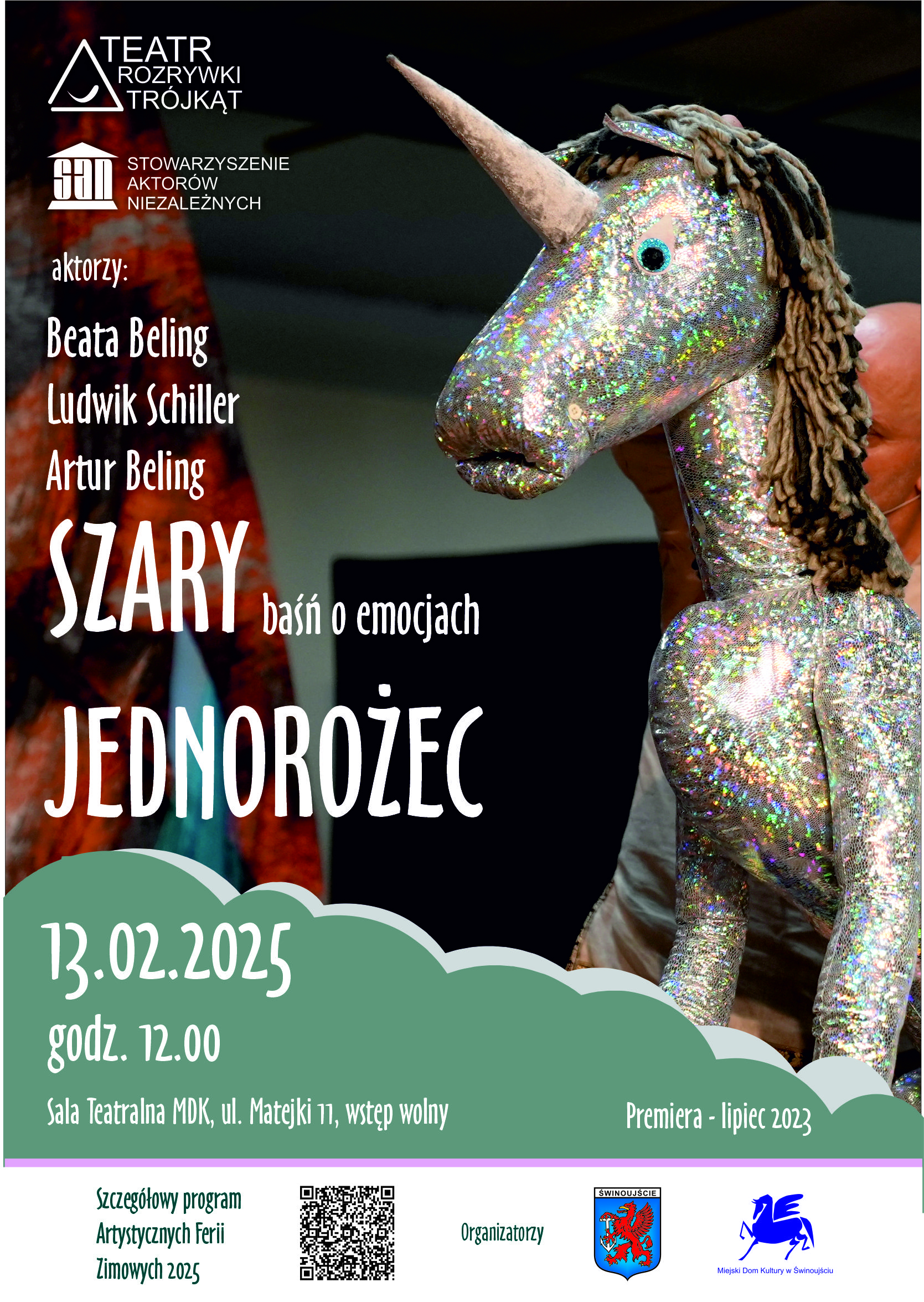 Przygody Szarego jednorożca - Artystyczne Ferie Zimowe 2025